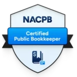 Certification badge from National Association of certified public bookkeepers